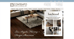 Desktop Screenshot of contempofloorcoverings.com